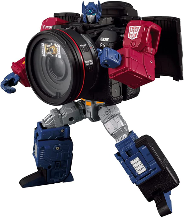 TRANSFORMERS COLLABORATIVE OPTIMUS PRIME EOS R5 CANON