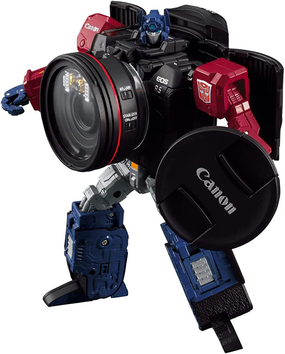 TRANSFORMERS COLLABORATIVE OPTIMUS PRIME EOS R5 CANON