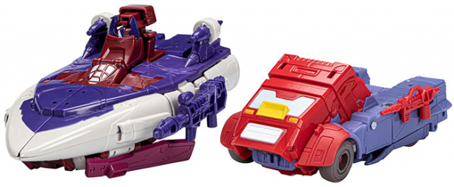 TRANSFORMERS GENERATIONS LEGACY A HERO IS BORN SET OF 2 LEGACY VOYAGER CLASS