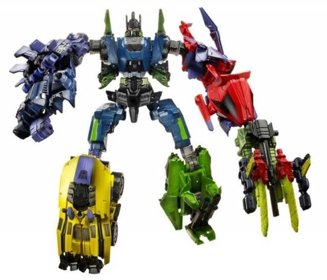 TRANSFORMERS GENERATIONS FALL OF CYBERTRON BRUTICUS SET OF 5 FIGURES DELUXE CLASS