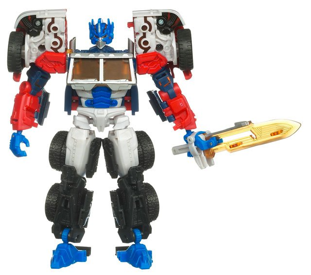 TRANSFORMERS REVEAL THE SHIELD OPTIMUS PRIME DELUXE CLASS