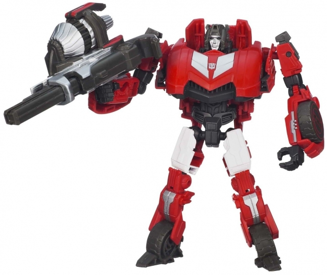 TRANSFORMERS GENERATIONS FALL OF CYBERTRON SIDESWIPE DELUXE CLASS