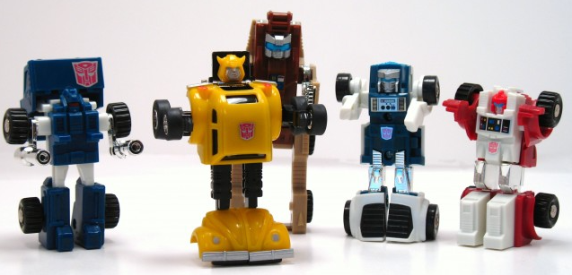 TRANSFORMERS ENCORE 10 MINIBOTS SET TRANSFORMERS G1