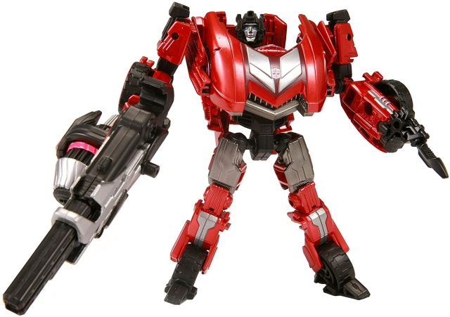 TRANSFORMERS GENERATIONS FALL OF CYBERTRON TG10 SIDESWIPE DELUXE CLASS