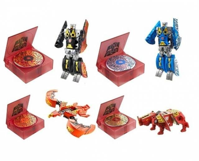 TRANSFORMERS GENERATIONS FALL OF CYBERTRON TG15 AUTOBOT DATA DISK SET