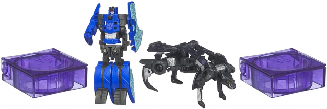 TRANSFORMERS GENERATIONS FALL OF CYBERTRON RUMBLE AND RAVAGE LEGENDS CLASS