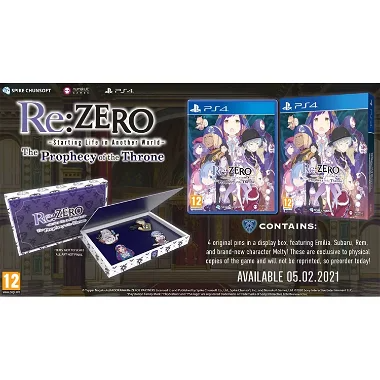 Re:ZERO - Starting Life in Another World: The Prophecy of the Throne PlayStation 4