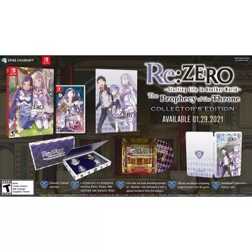 Re:ZERO - Starting Life in Another World: The Prophecy of the Throne [Collector's Edition] Nintendo Switch