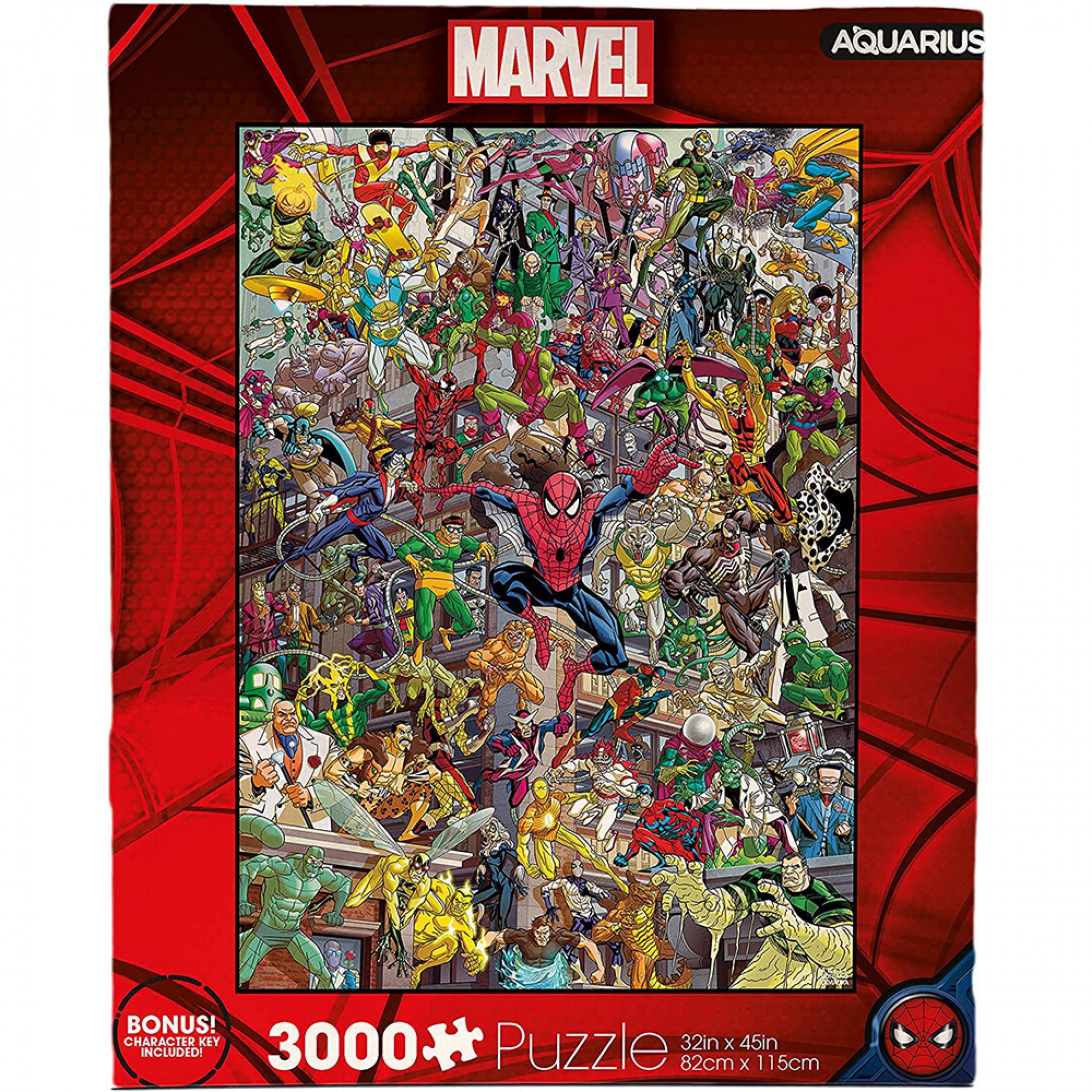 Spider-Man Villains 3,000 Piece Jigsaw Puzzle with Character Key