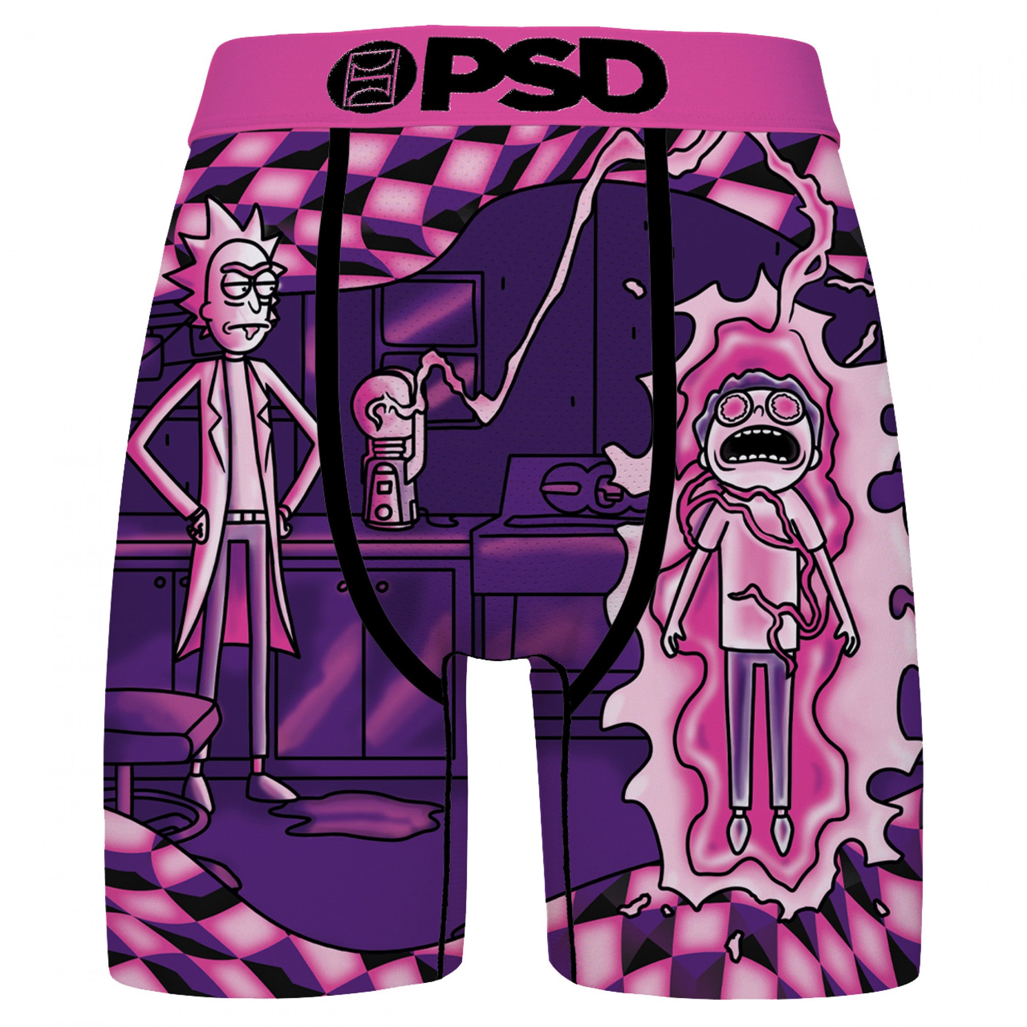 Rick and Morty Lab Work PSD Boxer Briefs