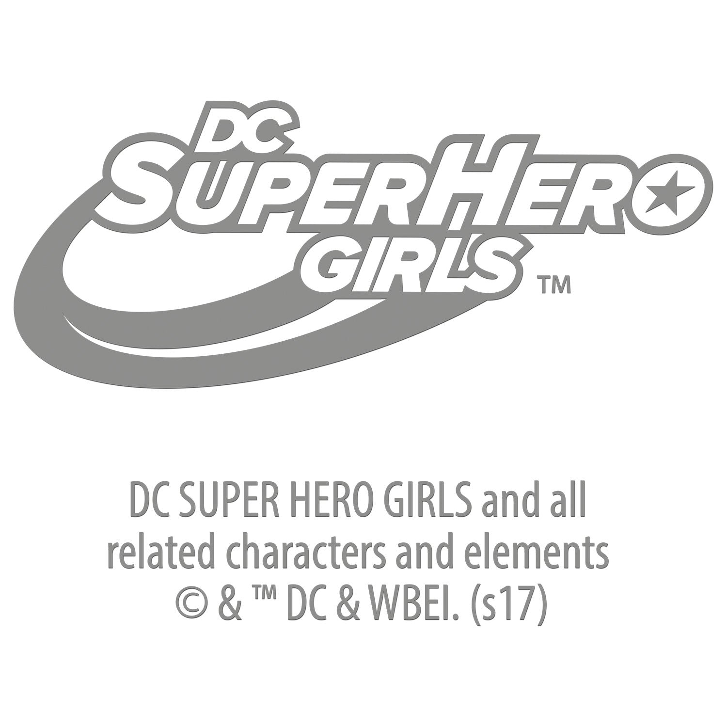 DC Super Hero Girls Supergirl Logo Hips Framed Official Kid's T-Shirt ()
