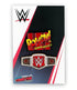 WWE Rowdy Ronda Rousey Collector Pin Set Exclusive Women's Champion Belt Pin