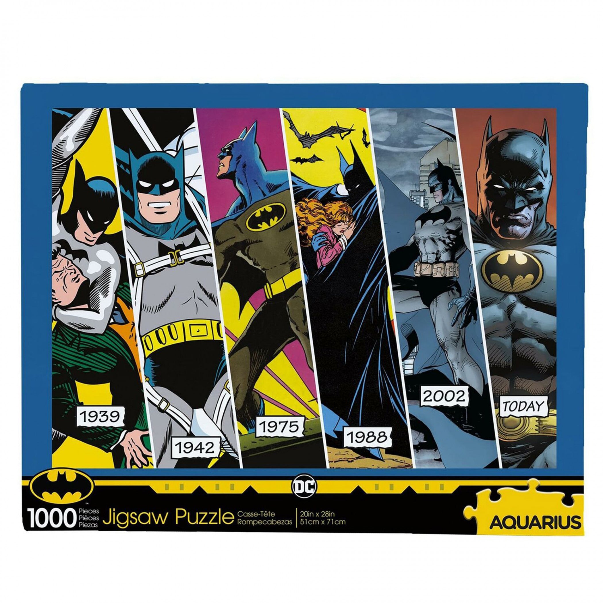 DC Comics Batman Timeline Grid 1000 Piece Jigsaw Puzzle