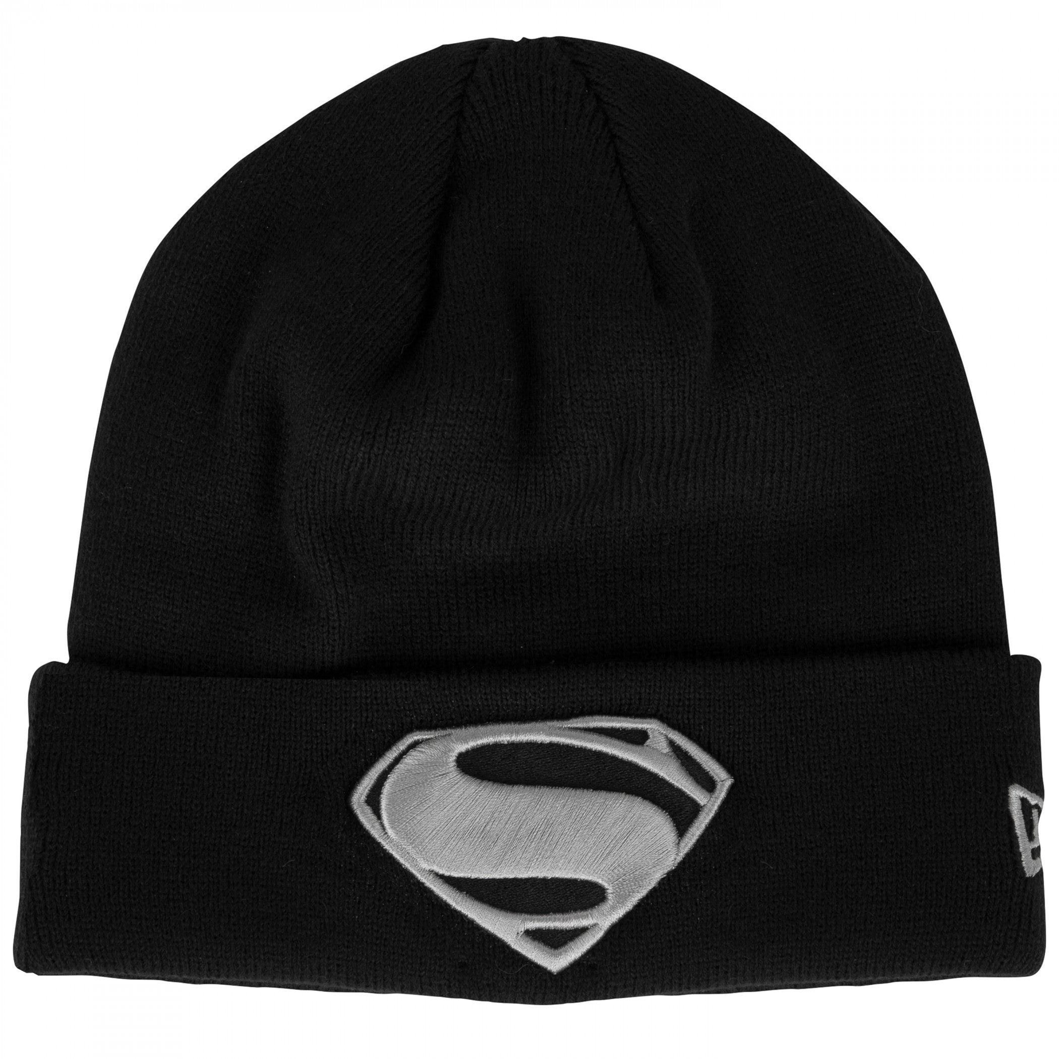 Superman Justice League Logo New Era Cuffed Knit Beanie