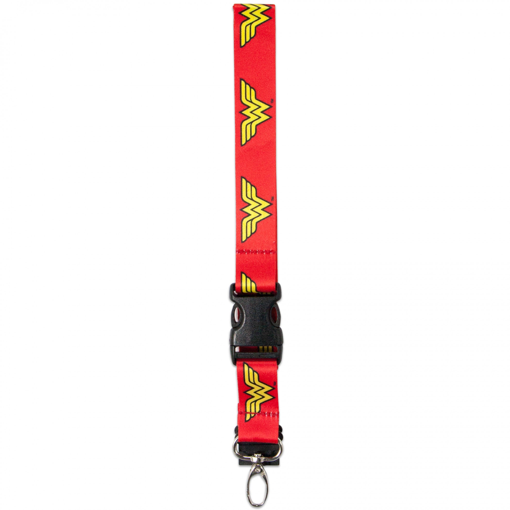 DC Comics Wonder Woman Logo All Over Print Lanyard