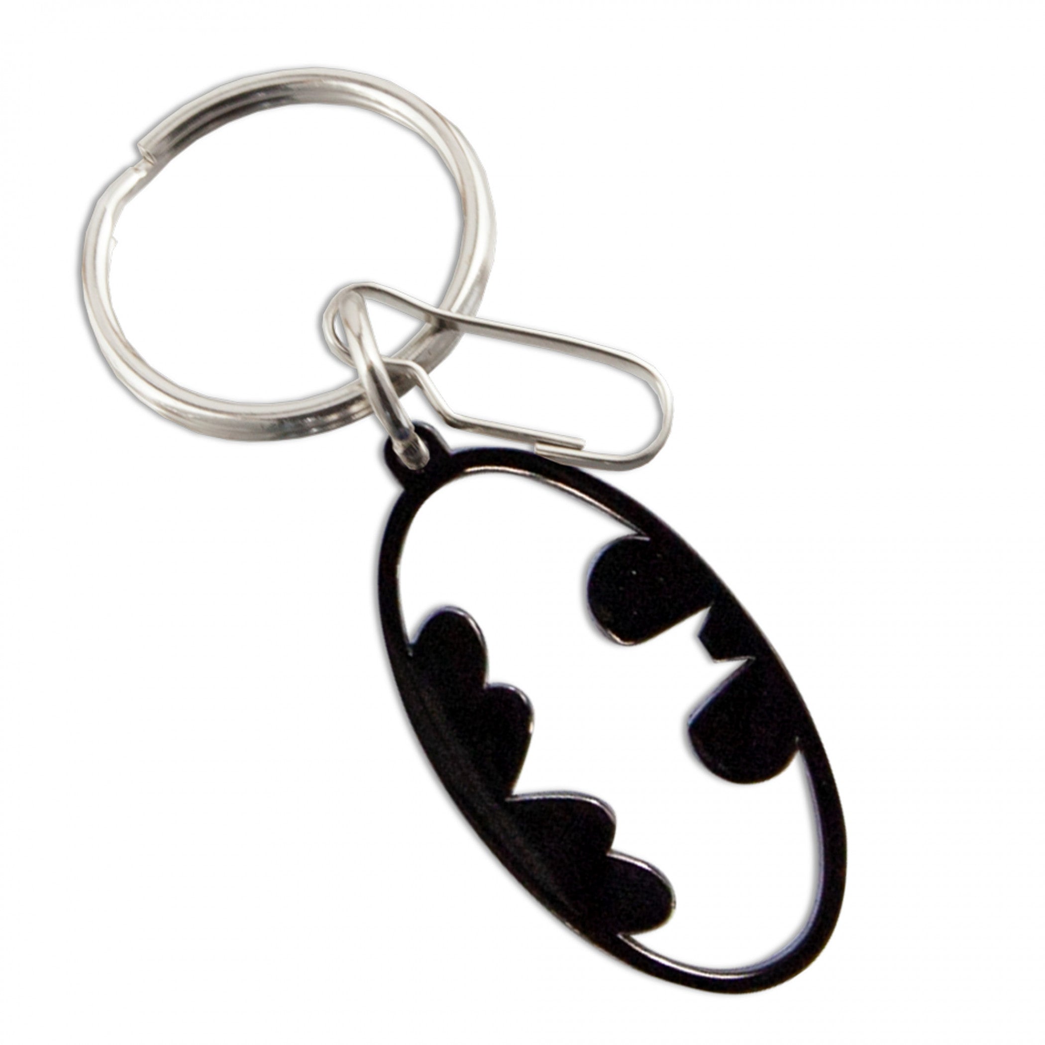 DC Comics Batman Symbol Cut-Out Metallic Keychain