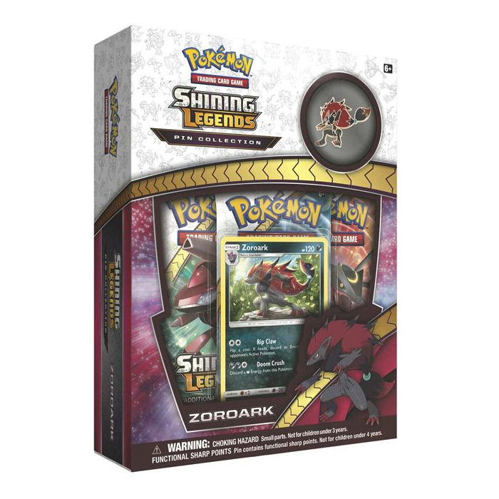 Pokemon Shining Legends Zoroark Pin Collection