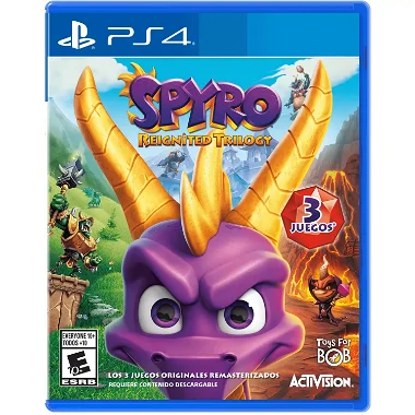 Spyro Reignited Trilogy (Spanish Cover) PlayStation 4