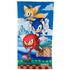 Sonic The Hedgehog with Tails and Knuckles 27"x54" Beach Towel