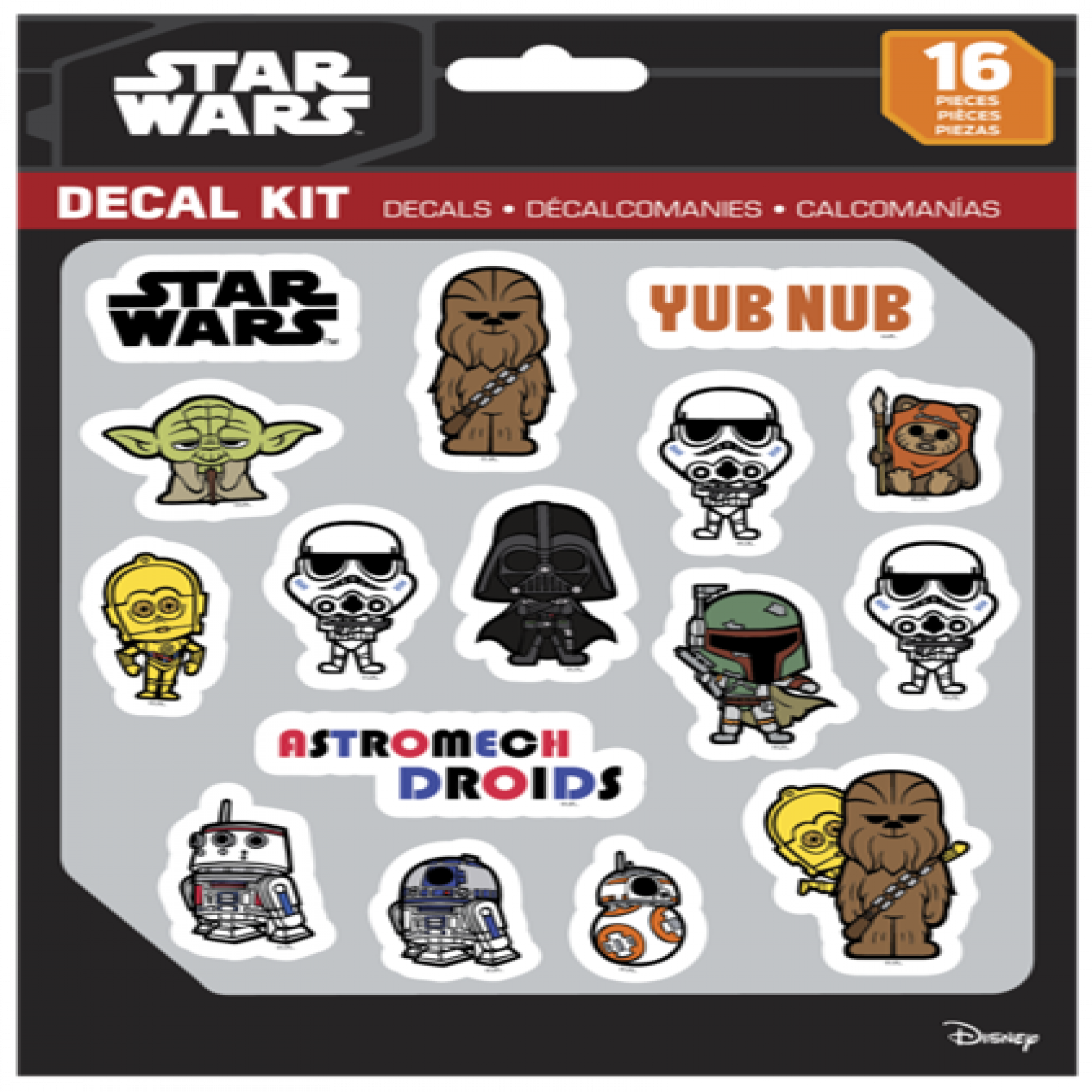 Star Wars Classic 16 Piece Decal Kit