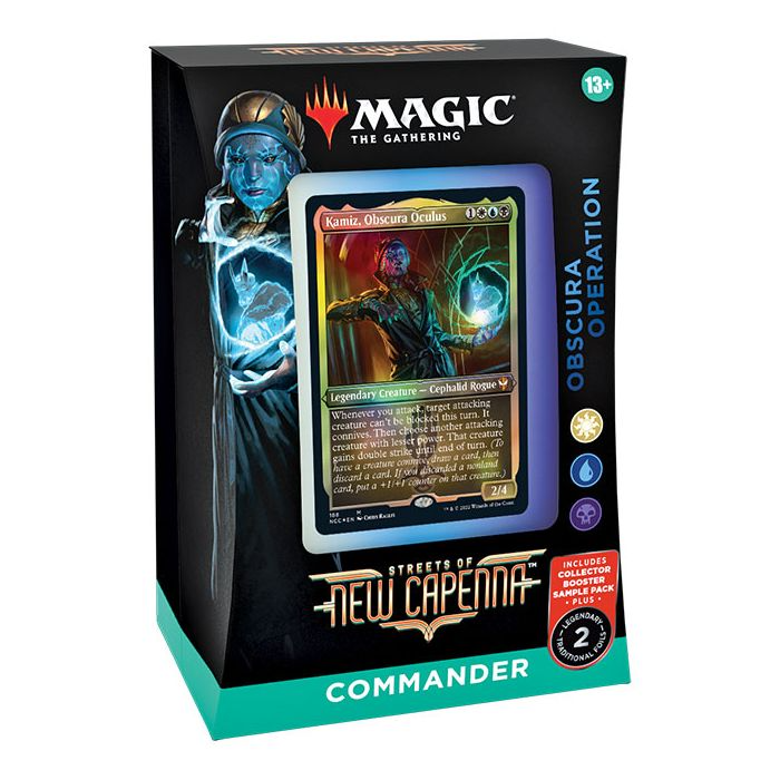 Magic The Gathering Streets Of New Capenna Commander Deck Obscura Operation