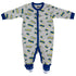 Batman Repeating Symbol Novelty Sleep and Play Footed Pajamas