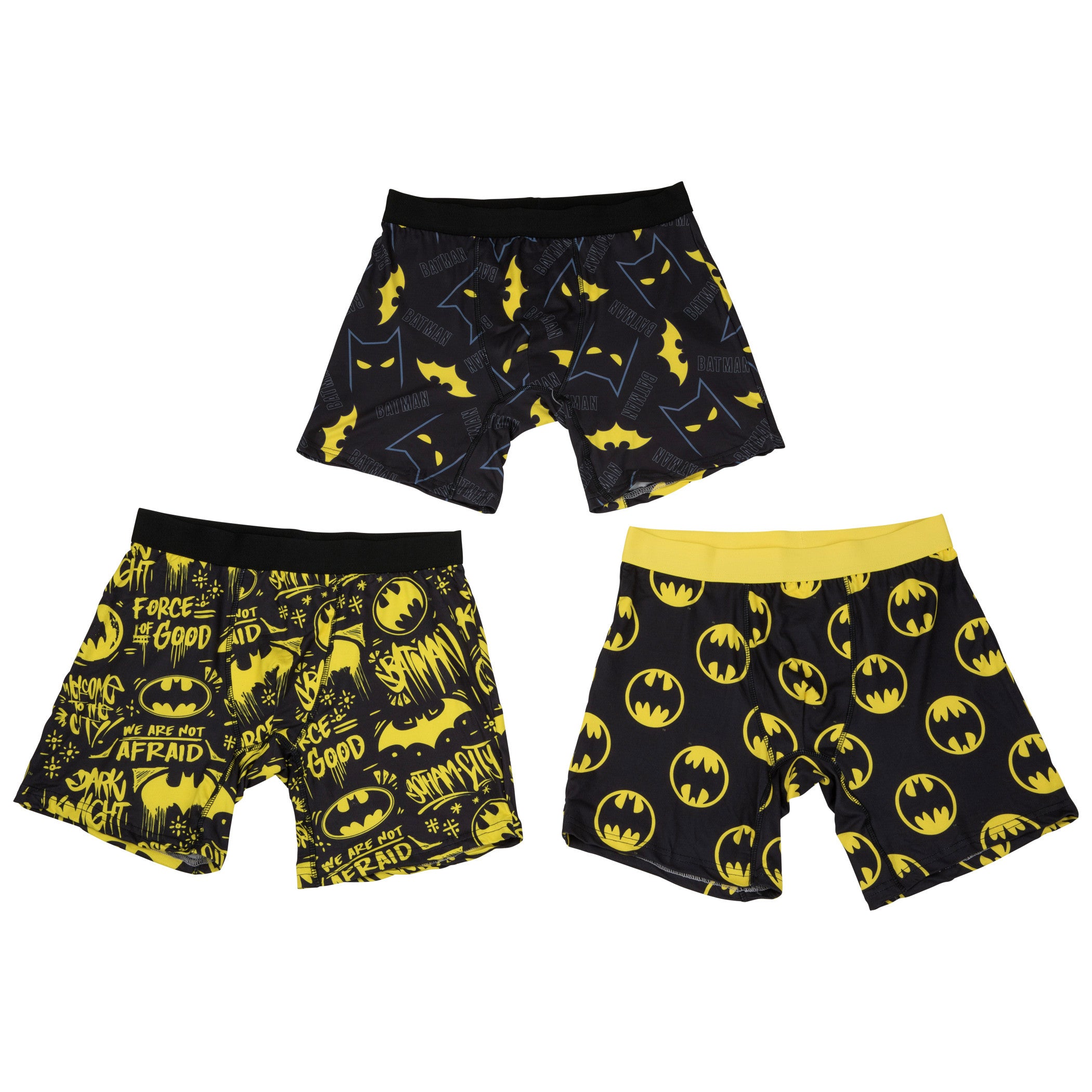 Batman Logos 3-Pack Boxer Brief Set