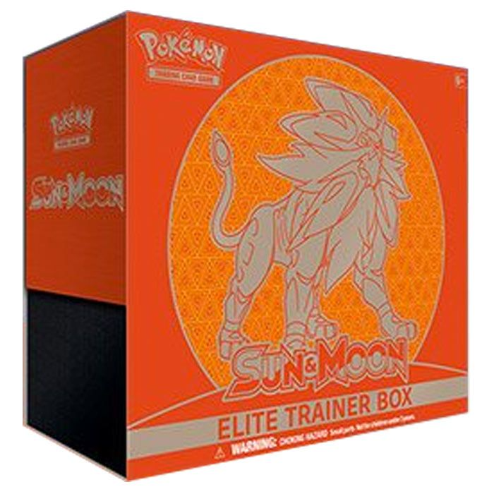 Pokemon Sun & Moon Base Set Solgaleo Elite Trainer Box