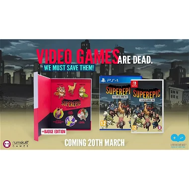 SuperEpic: The Entertainment War [Badge Edition] PlayStation 4