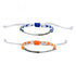 Star Wars Ahsoka Lightsabers Cord Bracelet 2-Pack