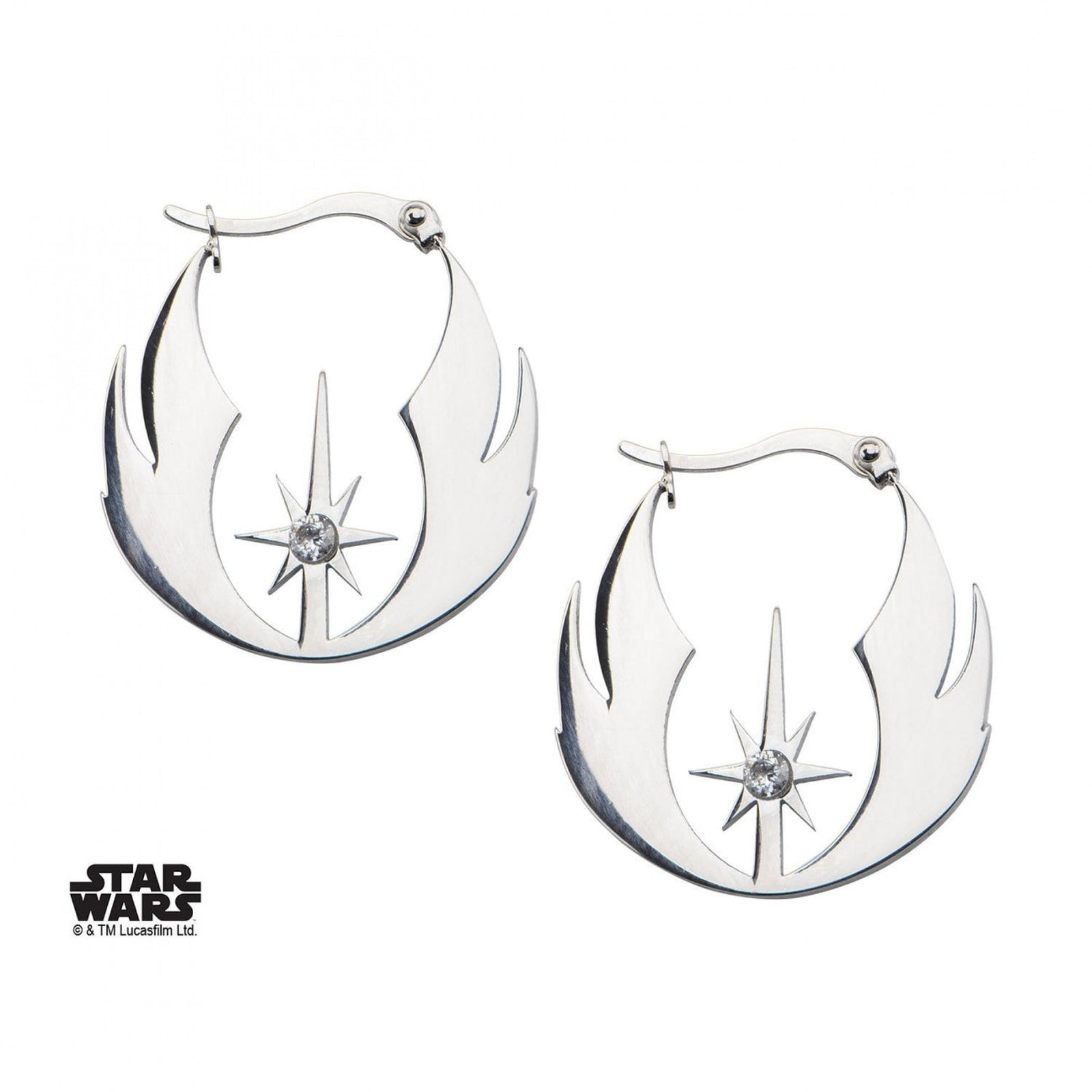 Star Wars Jedi Order Hoop Stainless Steel Earrings