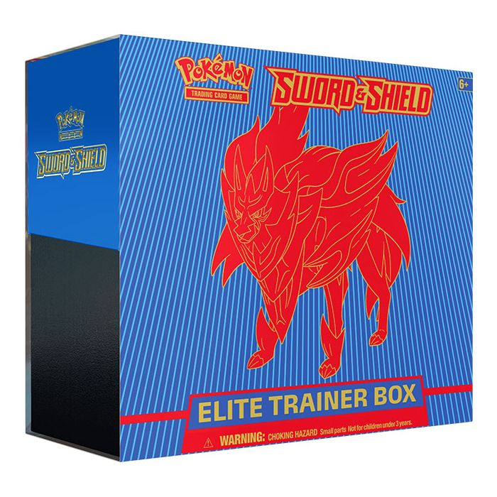 Pokemon Sword & Shield Base Set Elite Trainer Box Zamazenta