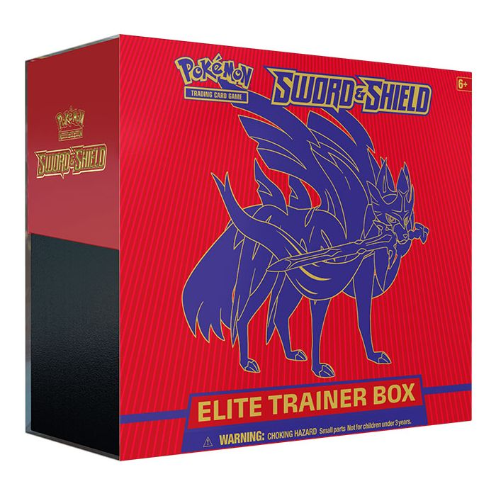 Pokemon Sword & Shield Base Set Elite Trainer Box Zacian