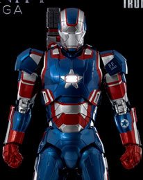 Infinity Saga DLX Action Figure 1/12 Iron Patriot 17 cm