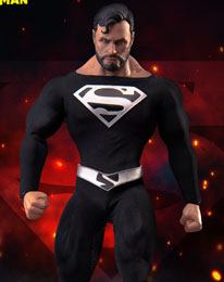 DC Comics Dynamic 8ction Heroes Action Figure 1/9 Superman Black Suit 20 cm