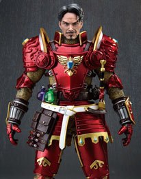 Marvel Dynamic 8ction Heroes Action Figure 1/9 Medieval Knight Iron Man Deluxe Version 20 cm