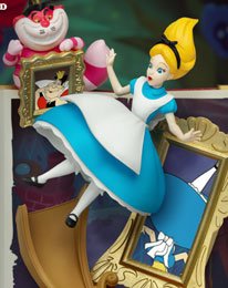 Disney Story Book Series D-Stage PVC Diorama Alice in Wonderland 15 cm