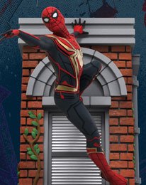 Spider-Man: No Way Home D-Stage PVC Diorama Spider-Man Integrated Suit Closed Box Version 16 cm