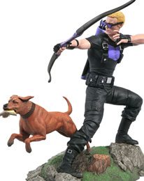 Marvel Comic Gallery PVC Statue Hawkeye with Pizza Dog 23 cm