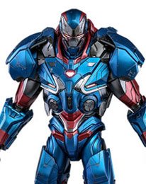 Avengers: Endgame Movie Masterpiece Series Diecast Action Figure 1/6 Iron Patriot 32 cm