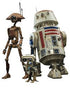 Star Wars The Mandalorian Action Figures 1/6 R5-D4, Pit Droid, & BD-72