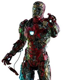 Spider-Man: Far From Home MMS PVC Action Figure 1/6 Mysterio's Iron Man Illusion 32 cm