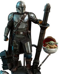 Star Wars The Mandalorian Action Figure 2-Pack 1/4 The Mandalorian & The Child Deluxe 46 cm