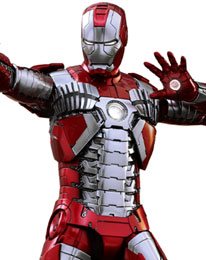 Iron Man 2 Movie Masterpiece Series Diecast Action Figure 1/6 Iron Man Mark V 32 cm