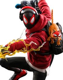 Spider-Man: Miles Morales Videogame Masterpiece Action Figure 1/6 Miles Morales Bodega Cat Suit 29cm