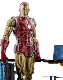 Marvel The Origins Collection Comic Masterpiece Action Figure 1/6 Iron Man Deluxe Version 33 cm