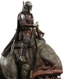 Star Wars The Mandalorian Action Figure 2-Pack 1/6 The Mandalorian & Blurrg 37 cm