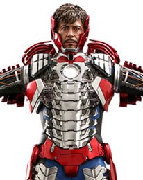 Iron Man 2 Movie Masterpiece Action Figure 1/6 Tony Stark (Mark V Suit Up Version) Deluxe 31 cm