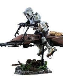 Star Wars Episode VI Action Figure 1/6 Scout Trooper & Speeder Bike 30 cm