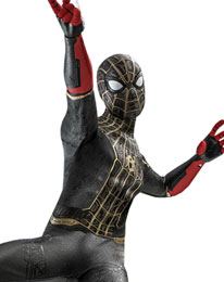 Spider-Man: No Way Home Movie Masterpiece Action Figure 1/6 Spider-Man (Black & Gold Suit) 30 cm